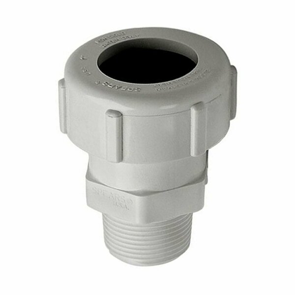 Thrifco Plumbing 1 1/2 PVC Comp. M Adapter 6622185